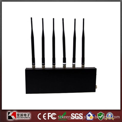 6 Antennas Bluetooth + Cell Phone Signal Jammer